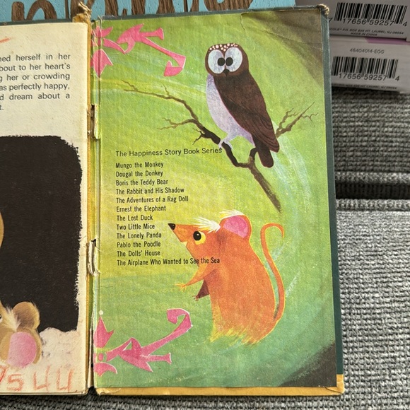 ☘️2/$10☘️Two Little Mice, hardcover, 1969 - Picture 9 of 9